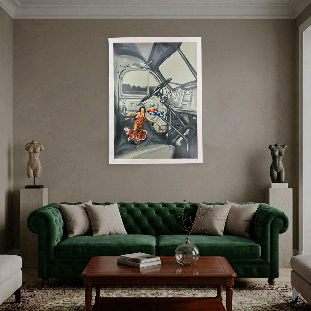 Pedro Álvarez Pacheco Castello "El Telegrama" P.T. Limited Signed Wall Art Print