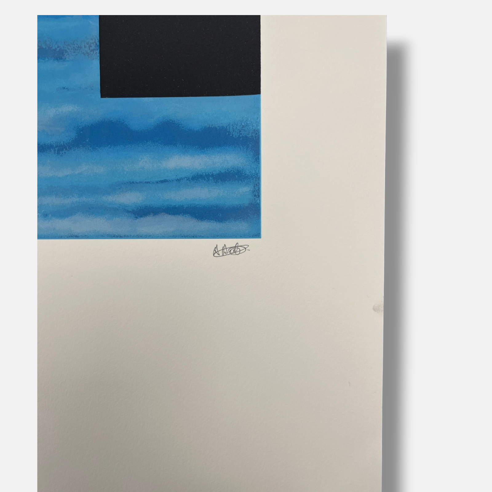 Antonio Alcázar "Mar Azul" 2004 Limited Signed Fine Wall Art Print 120 x 90 cm