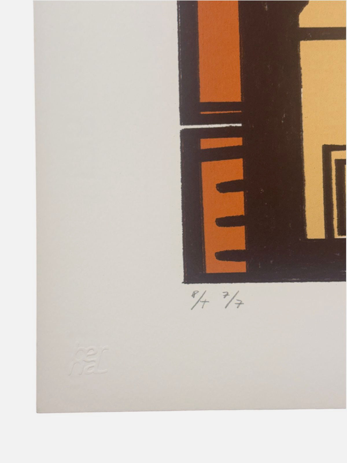 Luis Cabrera ''Labor'' P.T 2005 Limited Signed Fine Wall Art Print 100L x 70W cm