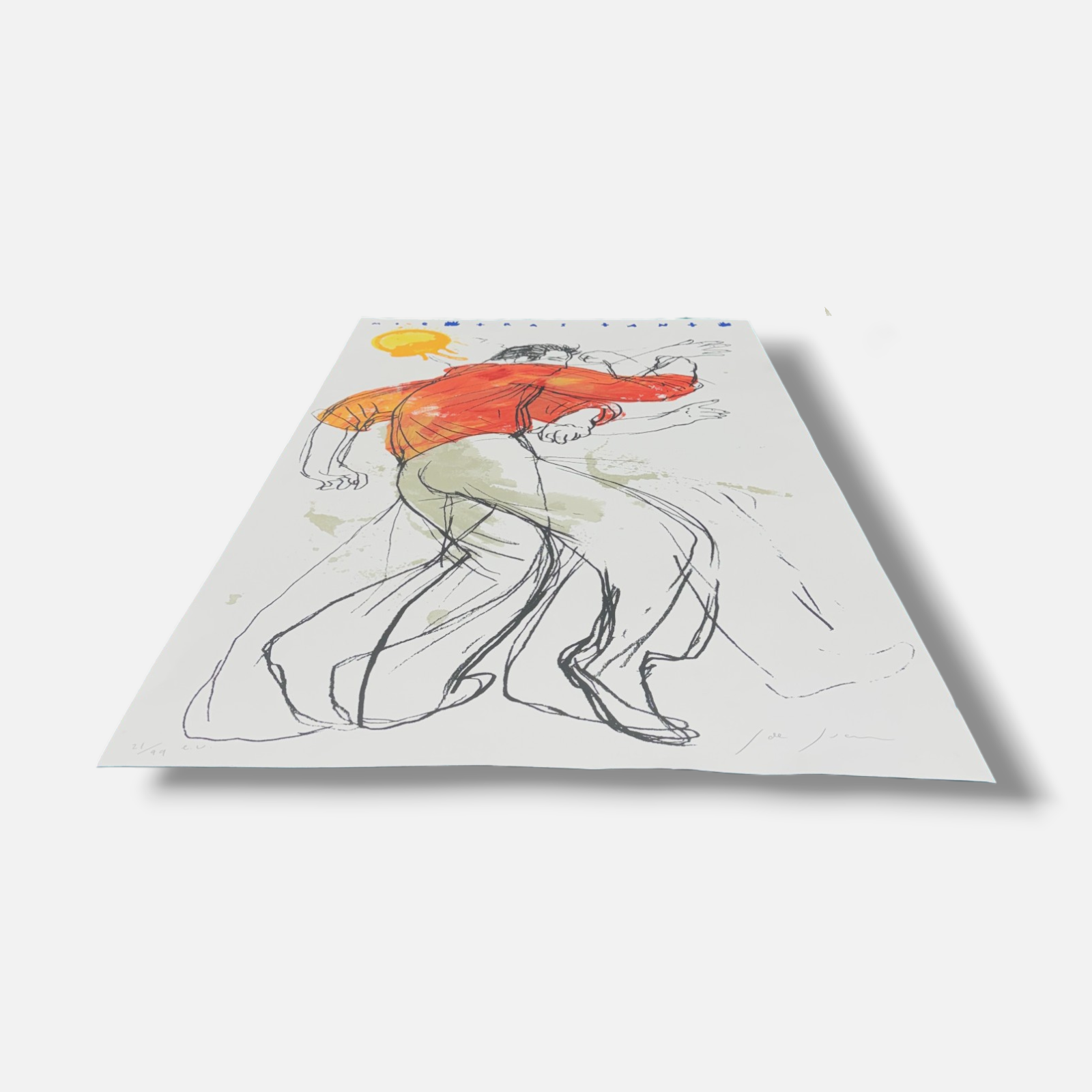Javier de Juan Martínez "Bailarin II" 2005, Limited Signed Fine Wall Art Print