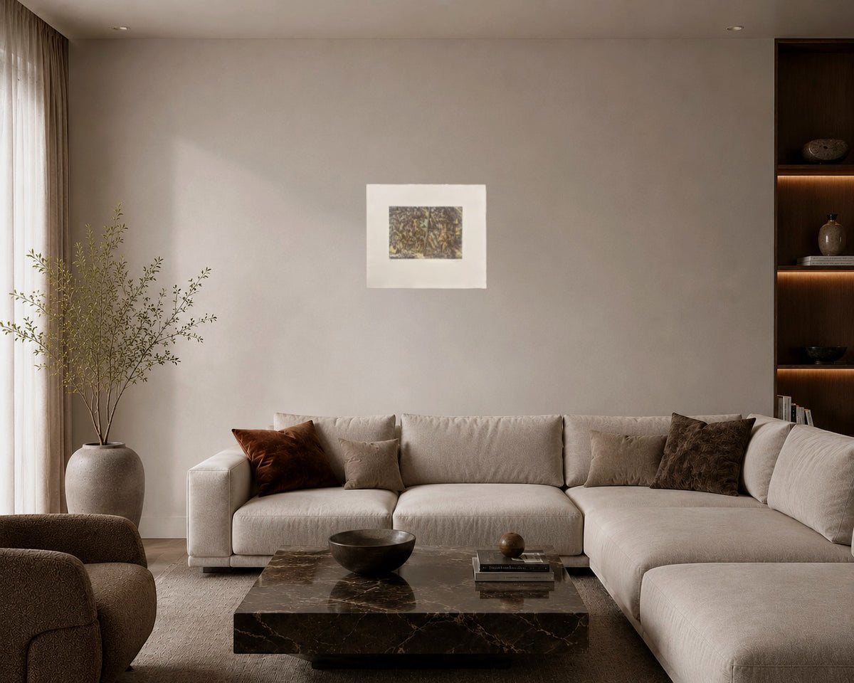 Fernando Aguirre "Sin Titulo" /50 Limited Signed Unframed Fine Wall Art 49Lx56W