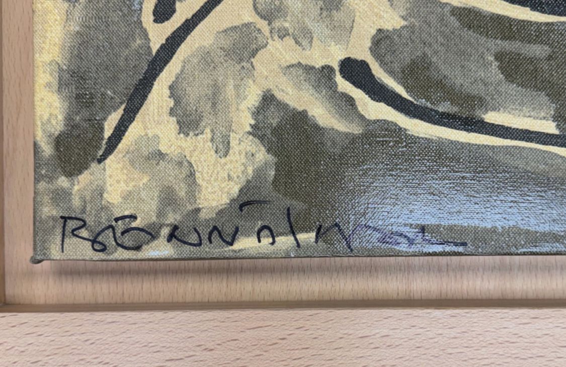 Joan Bennàssar "Joven en Noviembre." 1998 Limited Signed Fine Wall Art