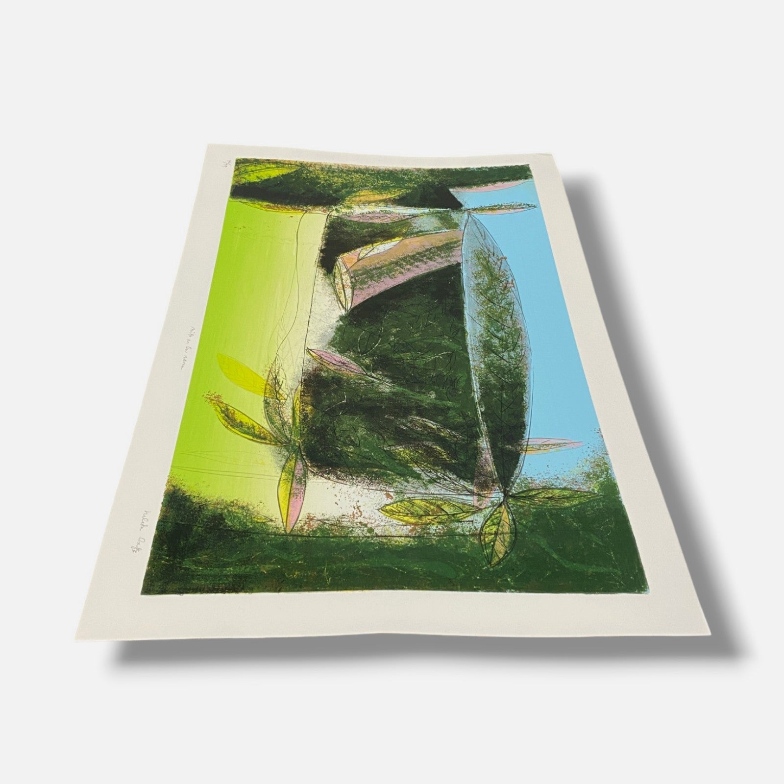Nélida López Martínez "Nido En La Rama" 2005, Fine Wall Art | 77 x 45 cm