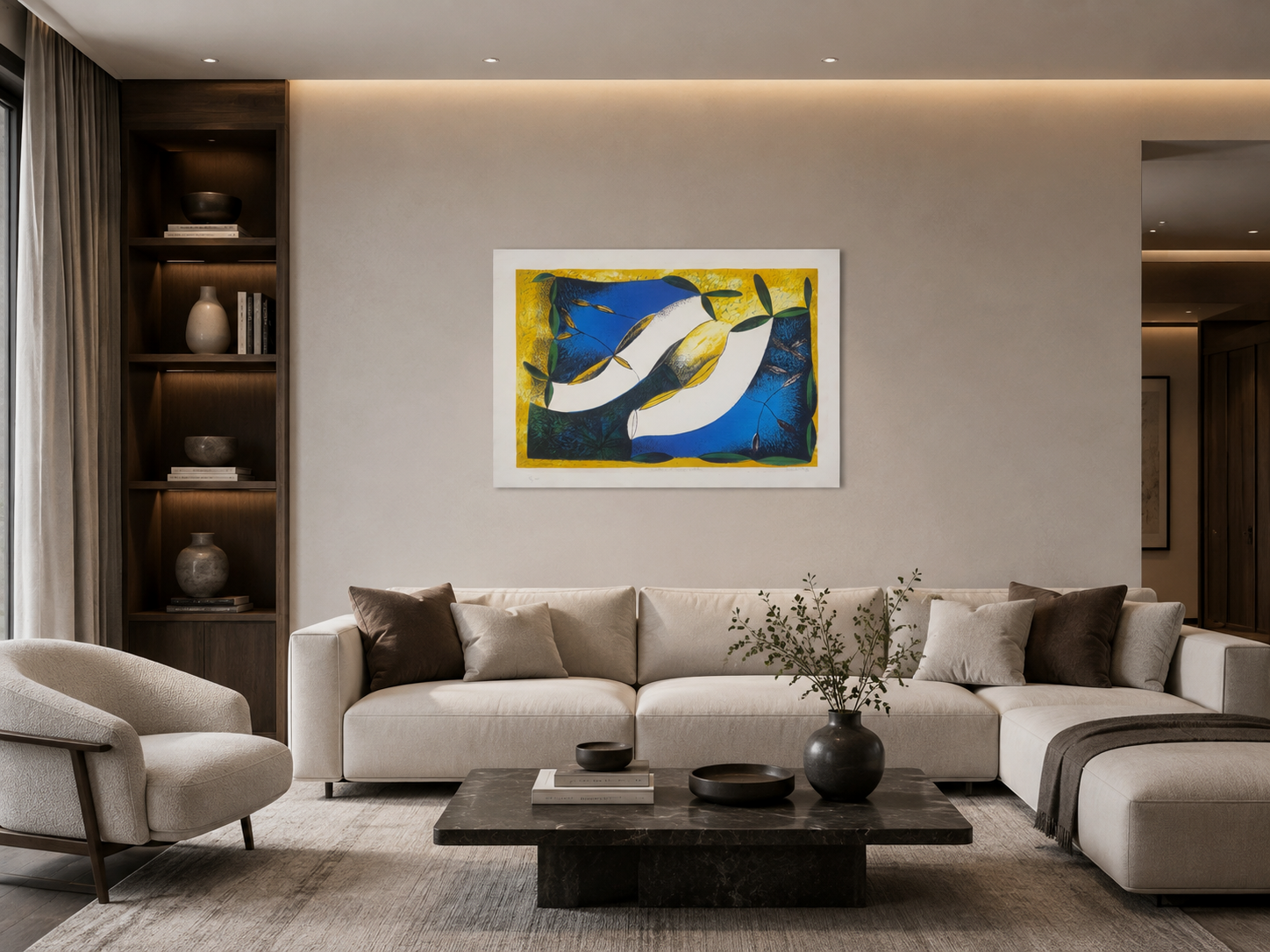 Nélida López Martínez "Huellas en el Musgo / Palabras" B.A.T. Limited Signed Art