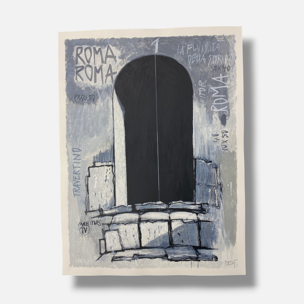 Fabrizio Plessi "Ciudades Del Alma" 2003, Fine Wall Art 8-Piece Set
