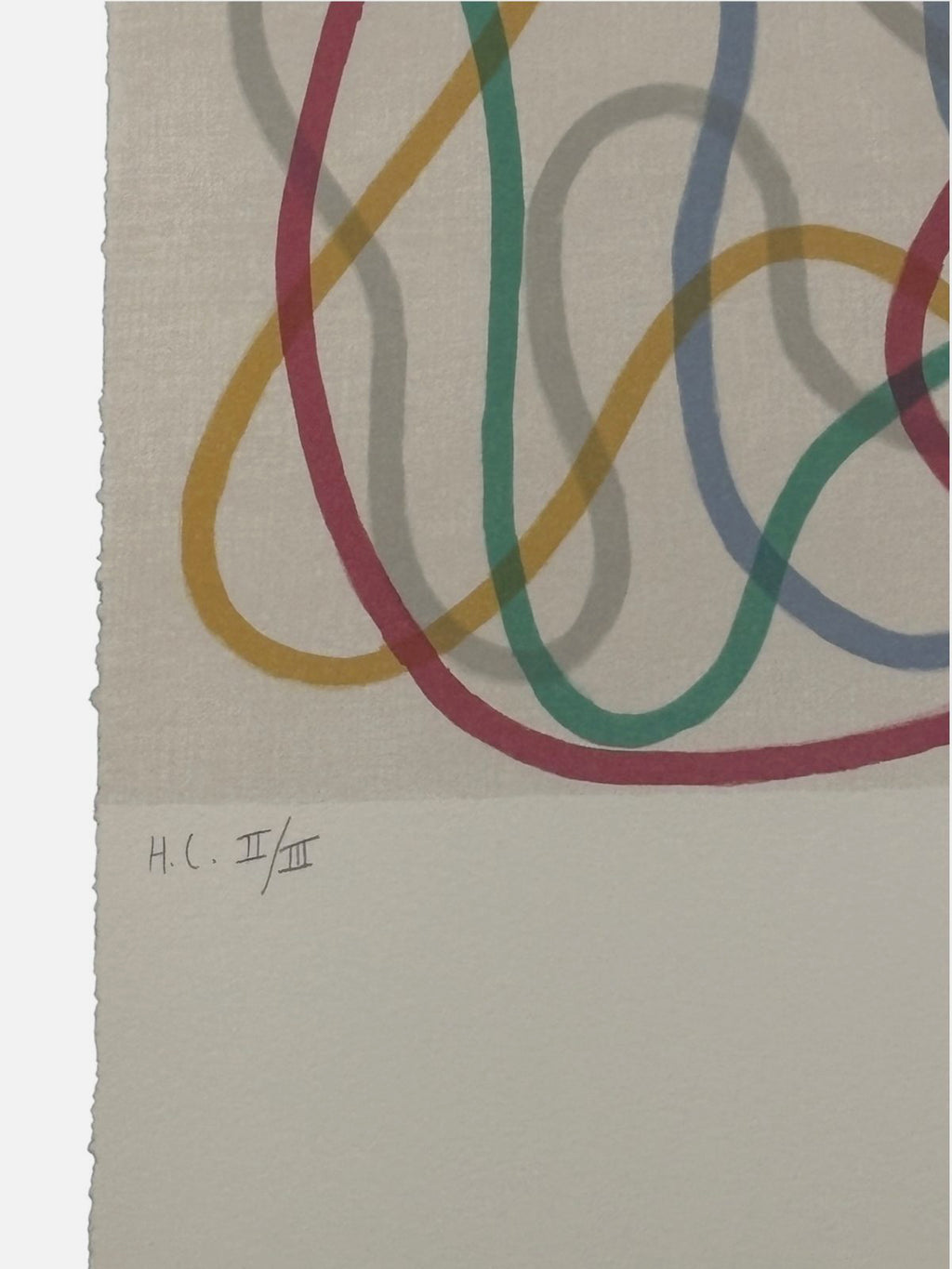 Alejandro Corujeira "Serie Quinteto de Nieve: Solo" H.C. Signed Limited Wall Art
