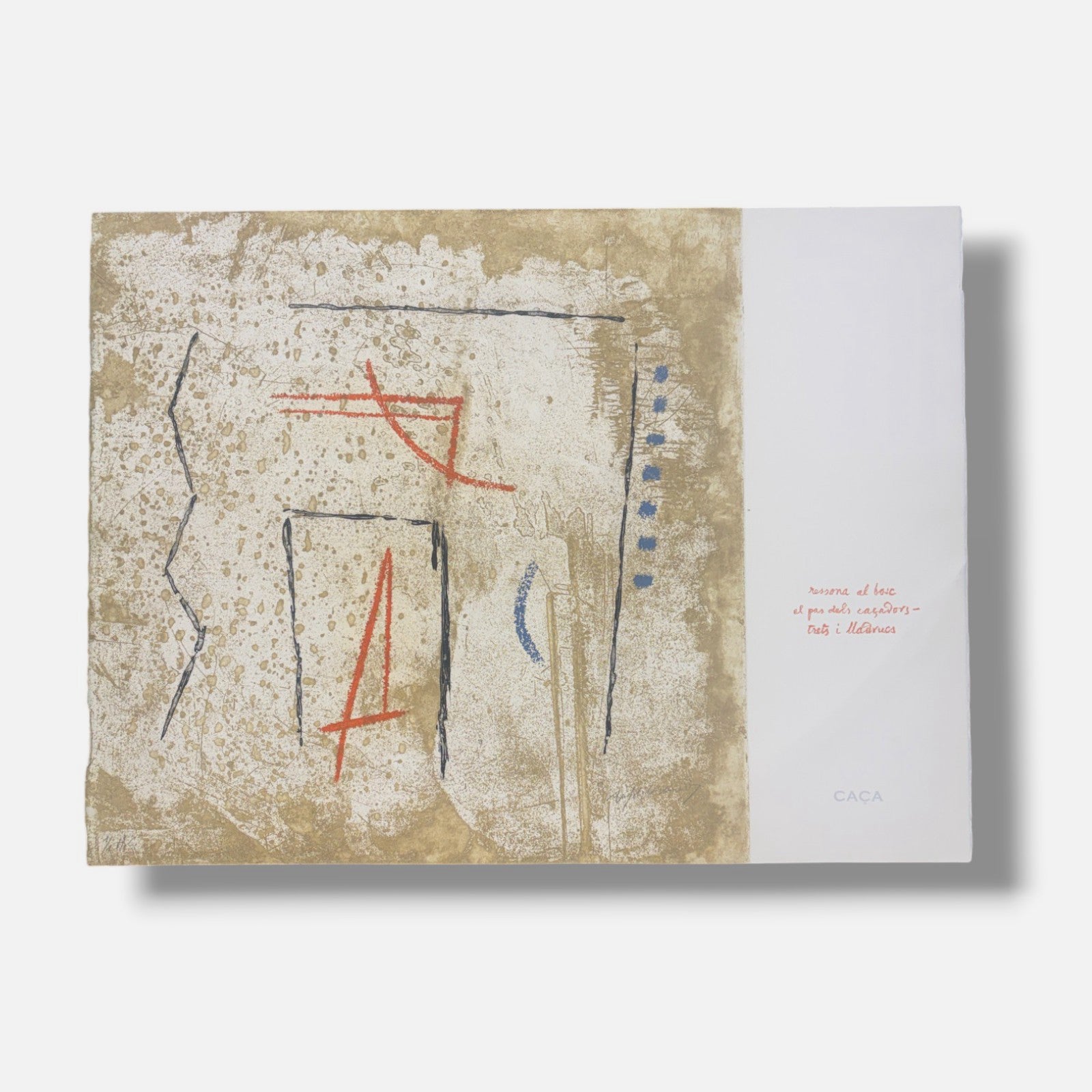 Albert Ràfols-Casamada "Caca" H.C. 2004 Limited Signed Wall Art Print 50 x 65 cm