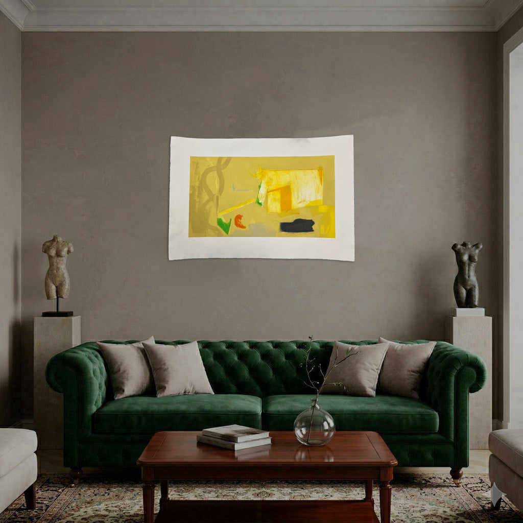 Joaquín Capa Eiriz "Interior Amarillo" Limited Signed Fine Wall Art Print