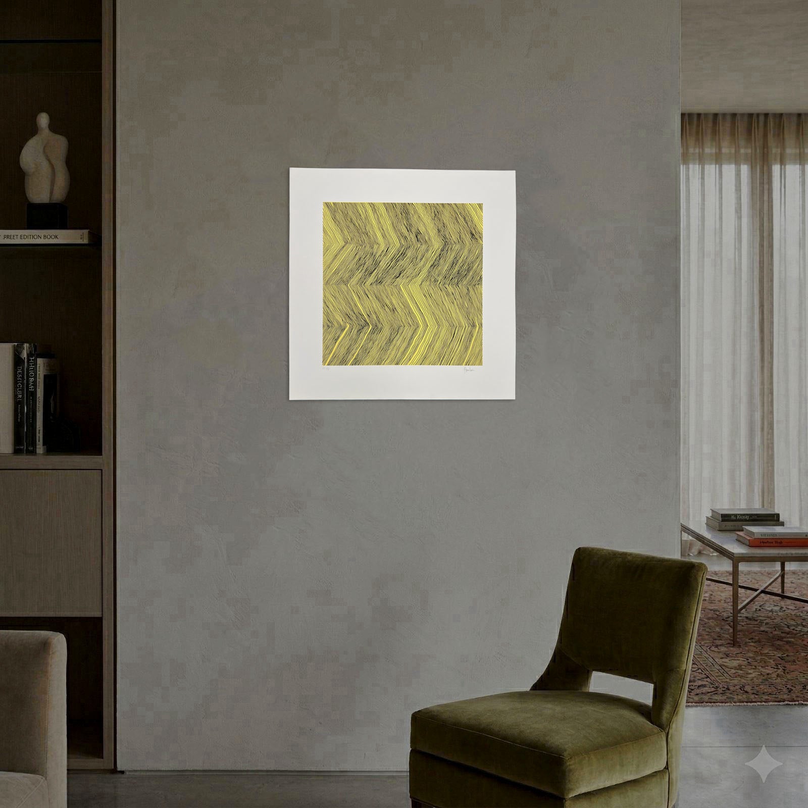Fernando García Correa "5050AM" 2004, Limited Signed Fine Wall Art 70 x 70