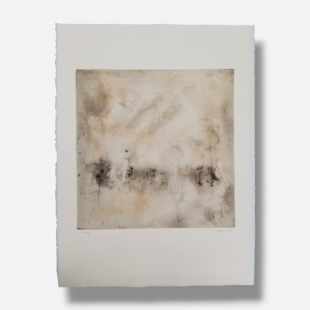 Willie Mazquez "Sin Título II (Ocre)" 2003 P.T. Limited Signed Wall Art
