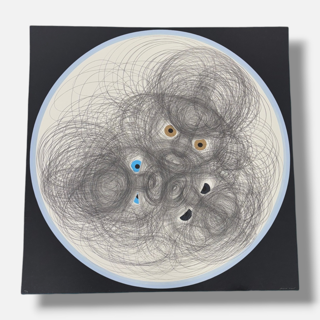 Mónica Giron "Tres en Atmosfera" 2005, Limited Signed Wall Art Print