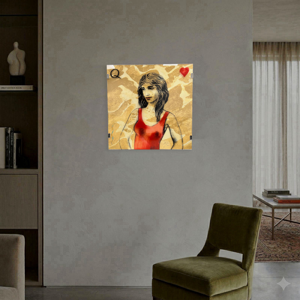 Javier de Juan Martínez "La Reina de Corazones" 2006 Limited Signed Wall Art