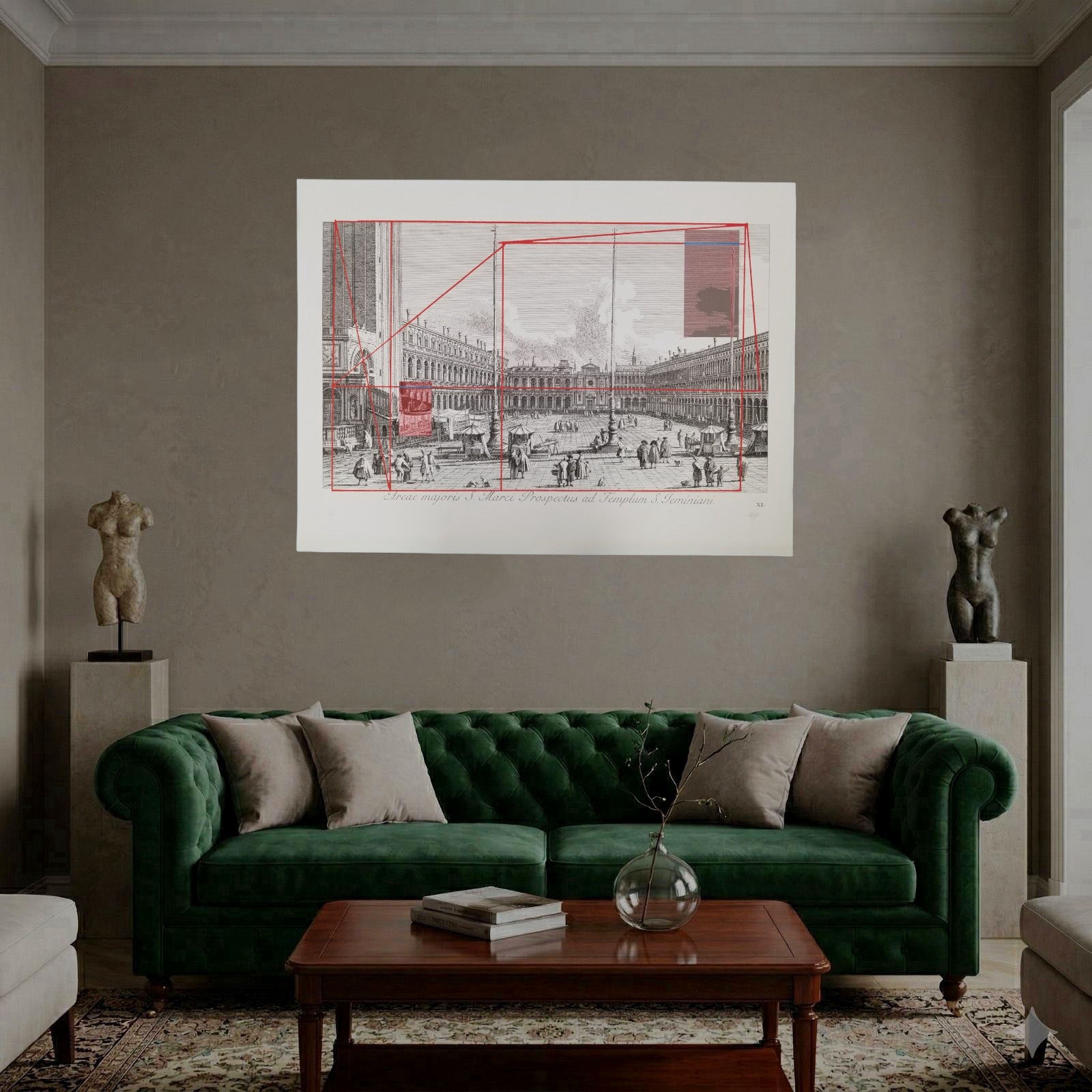 José Antonio Pérez de Vargas y Saldaña "Arquitecturas Ilusorias II" Wall Art
