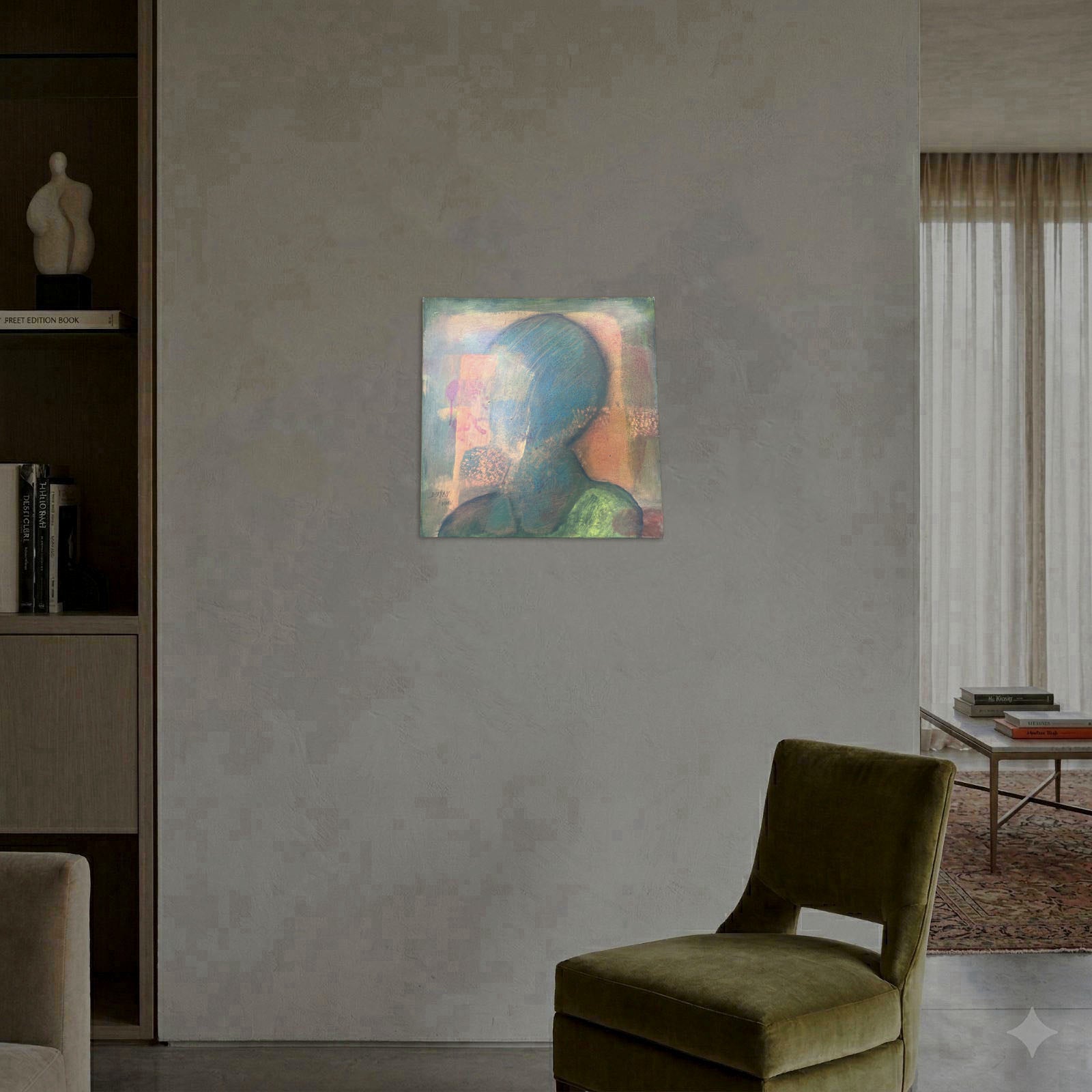 Ramón Astray "Perfil Alerxico Renacentista" 2005, Limited Signed Wall Art Print