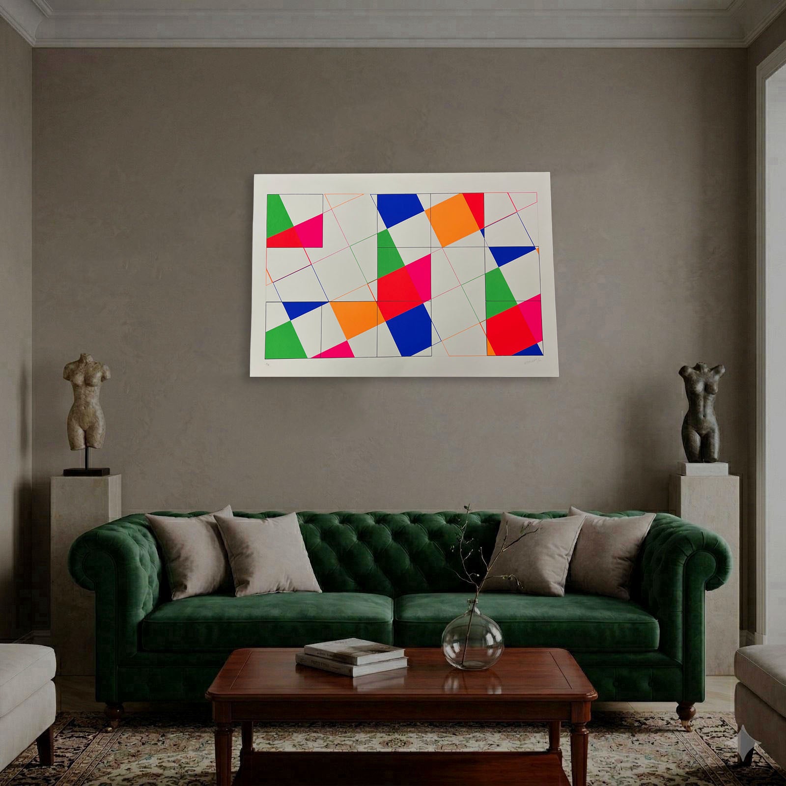 Waldo Díaz-Balart "10 Modulos, Siete Por Ocho, 1..." Limited Signed Wall Art