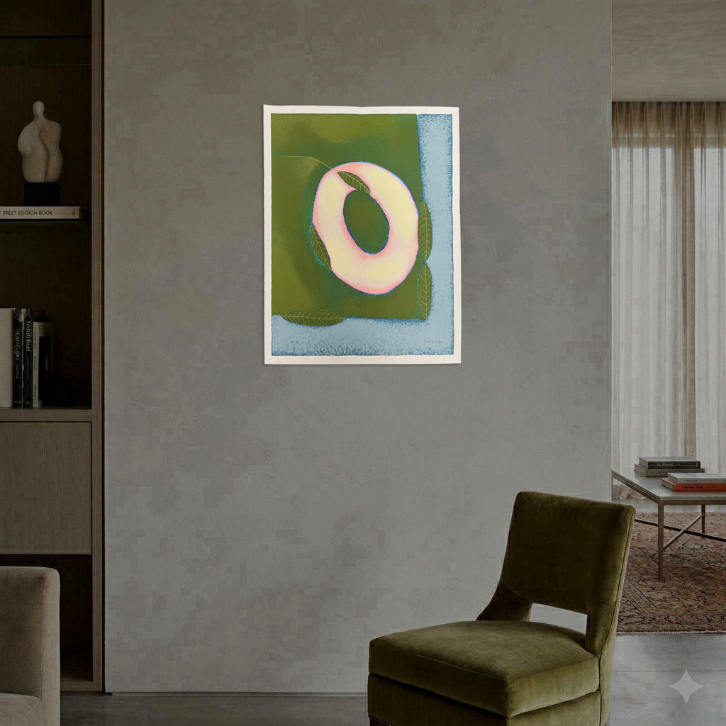 Nélida López Martínez "Las Hojas y La O" H.C. 2004, Limited Signed Fine Wall Art