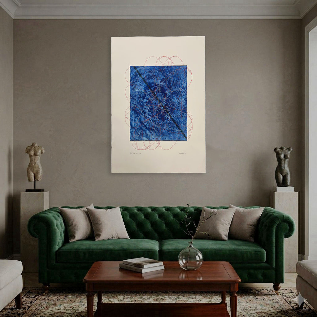 Dorothea Rockburne "Ship Curve #1" H.C. Limited Signed Wall Art | 78 x 112 cm