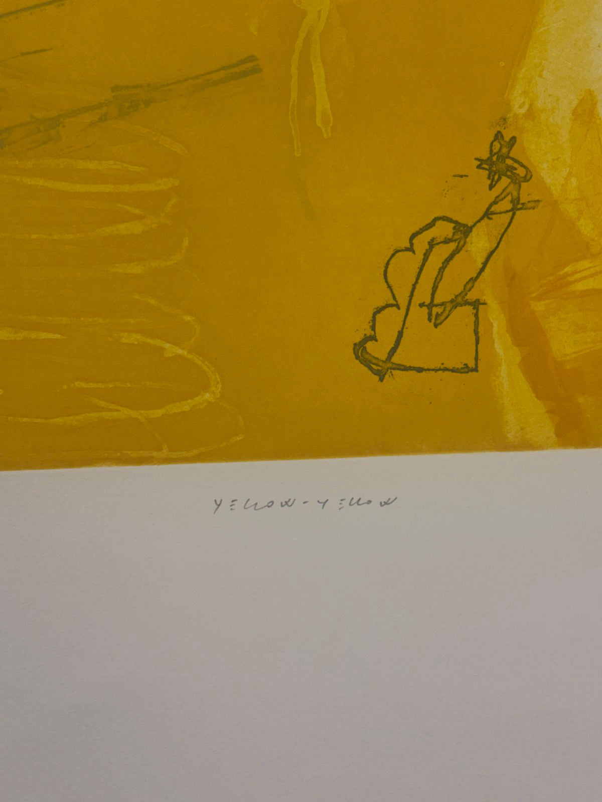 Joaquín Capa Eiriz "Yellow - Yellow" /65 Limited Signed Fine Wall Art 56L x 76W