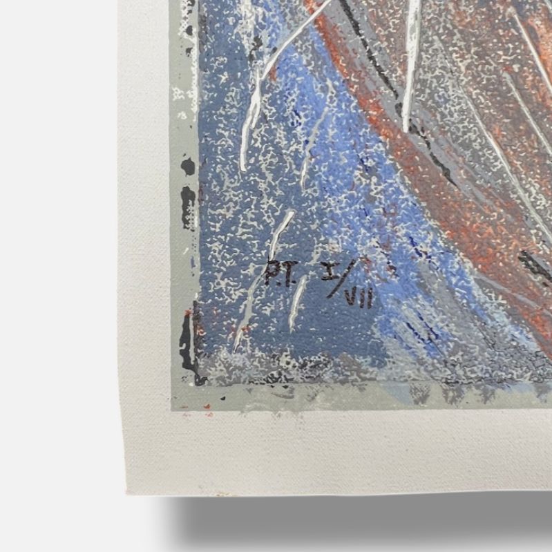 Salvador Pérez Bassols "Desde La Proa" P.T. Limited Signed Fine Wall Art Print