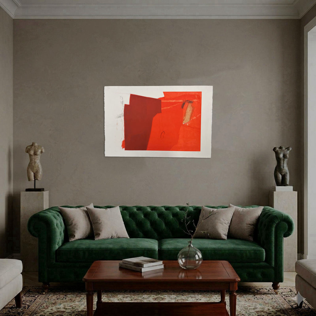 Joaquín Capa Eiriz "Red Space" Limited Signed Fine Wall Art Print