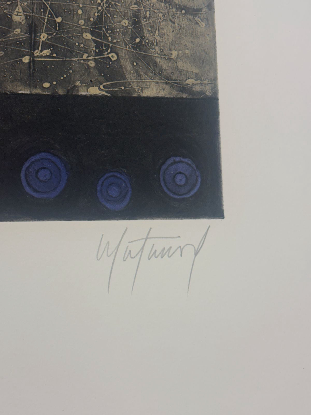 Osvaldo Matamoros "Sin Titulo" 2004 Limited Signed Fine Wall Art Print 76Lx56Wcm