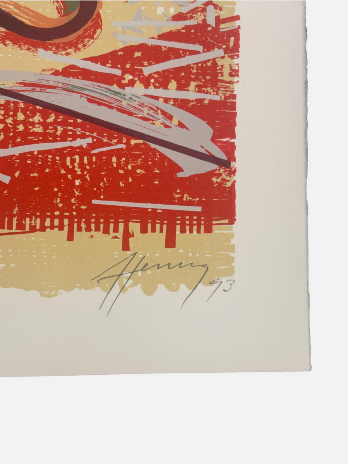 Pepe Herrera "Abril en el Campo" 1993, Limited Signed Fine Wall Art 76L x 56W cm