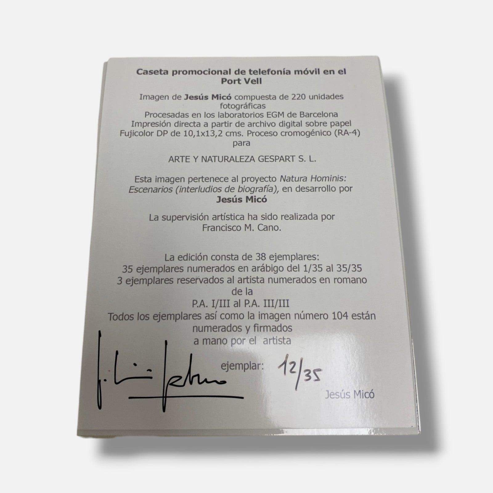 Jesús Micó "Caseta Promocional De Telefonía..." 220-Piece Photo Mural Art Set