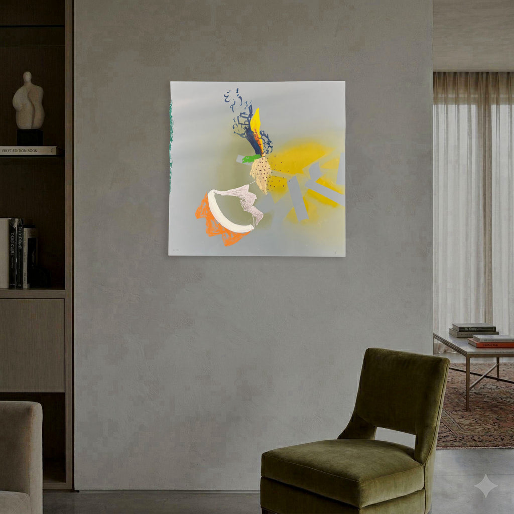 Isabel Martínez Rubio "Saliendo Del Frio" H.C. 2006 Limited Signed Wall Art