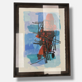 Ciro Beltrán "Azul" 2004 Limited Signed Fine Framed Wall Art, 70x50 cm