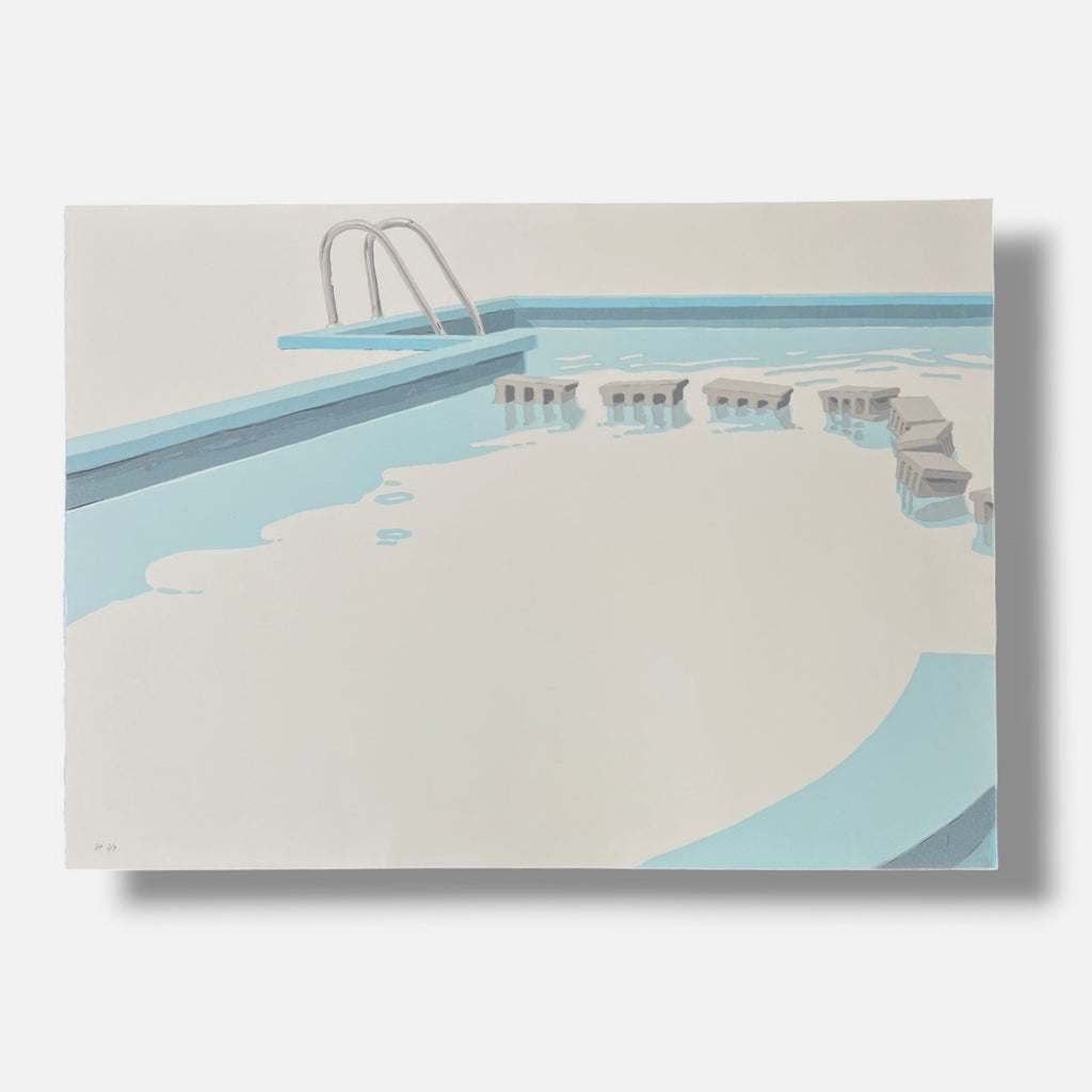 Los Carpinteros (Marco & Dagoberto) "Diptico Piscina Con Trillo" P.T. Wall Art