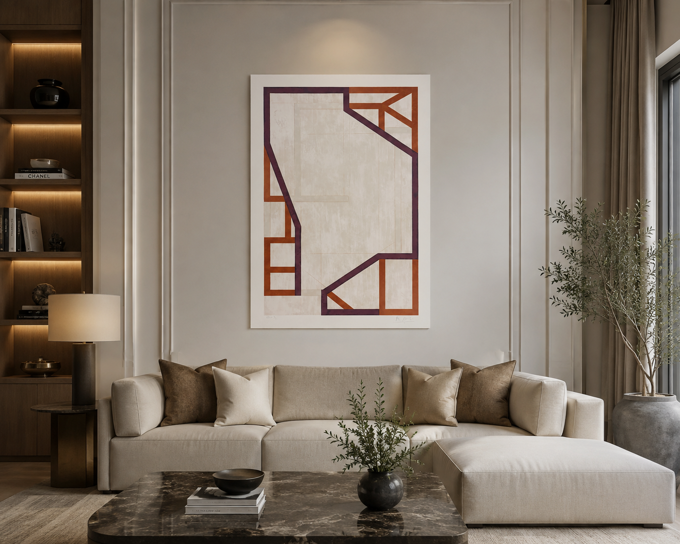 Manuel Lledós "Daphnis" ED.P 2004 Limited Signed Fine Wall Art Print 106Lx76W cm