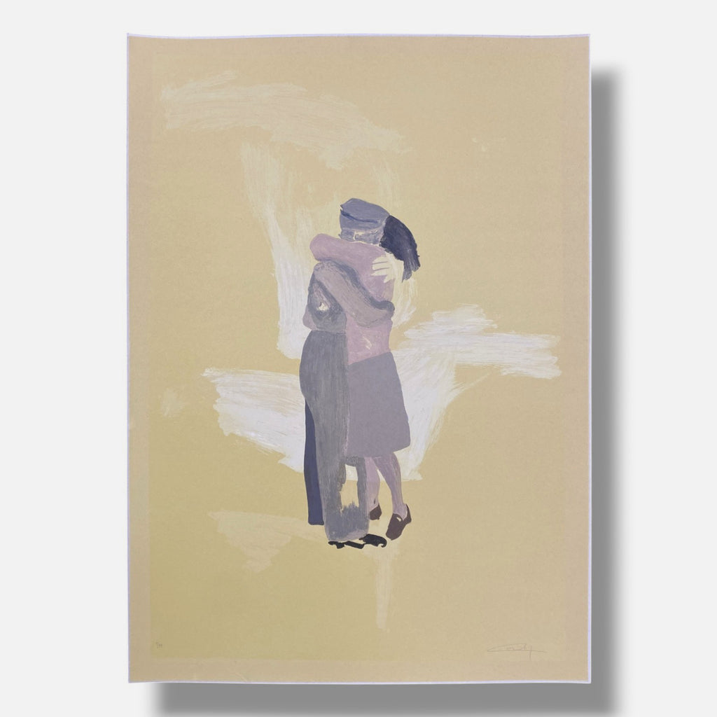 Guillermo Conte "El Abrazo" P.T. 2005, Fine Wall Art Print | 105 x 75 cm