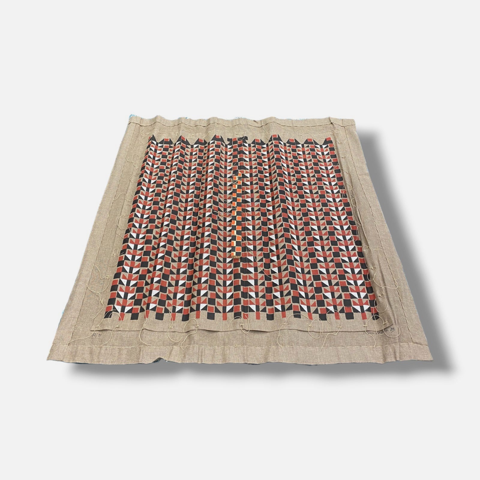 Milton Becerra "Coral I" Fine Limited Serigraphy Canvas Wall Art, 40 x 38.5"