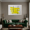 Agustín Ibarrola "Amerillo" 2001 Limited Signed Wall Art | 72 x 100 cm