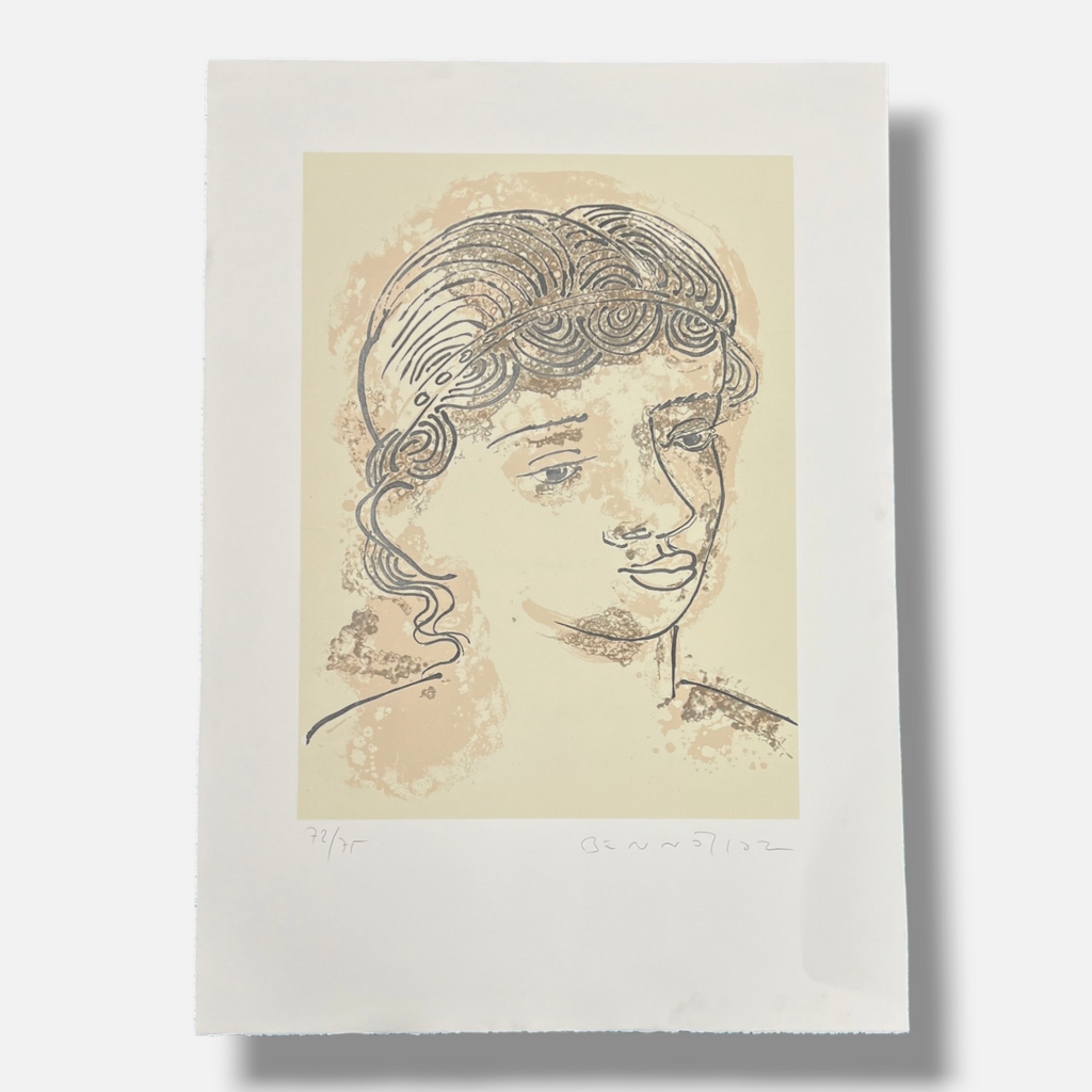 Joan Bennàssar "Paula" 2001 Limited Signed Wall Art Print, 105L x 75W cm