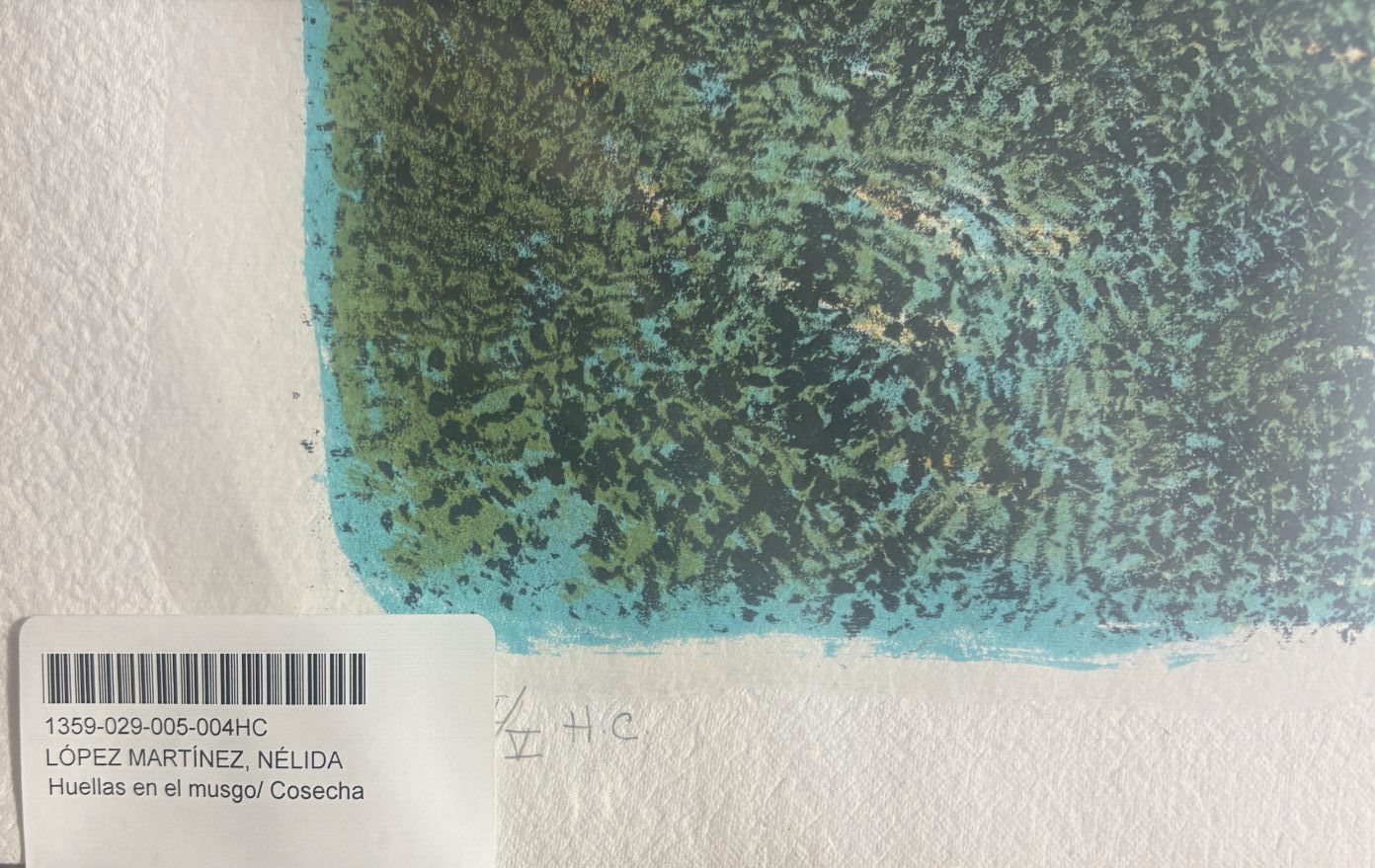 Nélida López Martínez "Huellas en el Musgo / Cosecha" H.C. Limited Signed Art