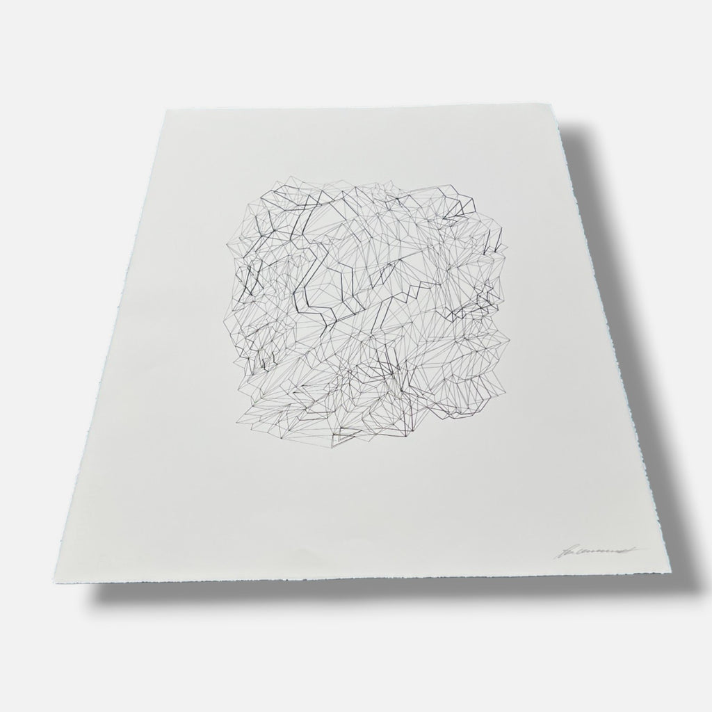 Tamara Zaitseva "Estructura Inversa II" 2004 Limited Signed Framed Wall Art