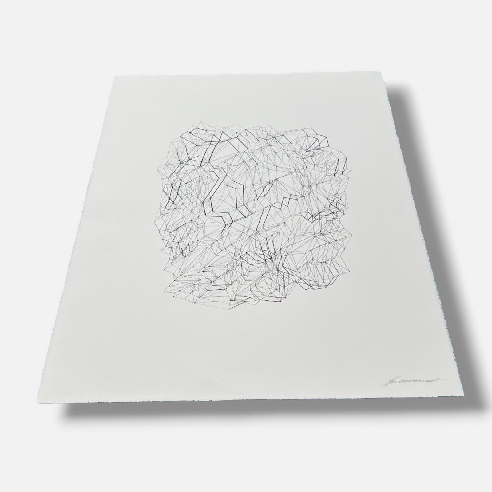 Tamara Zaitseva "Estructura Inversa II" 2004 Limited Signed Framed Wall Art