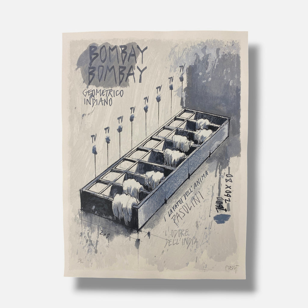 Fabrizio Plessi "Ciudades Del Alma" 2003, Fine Wall Art 8-Piece Set