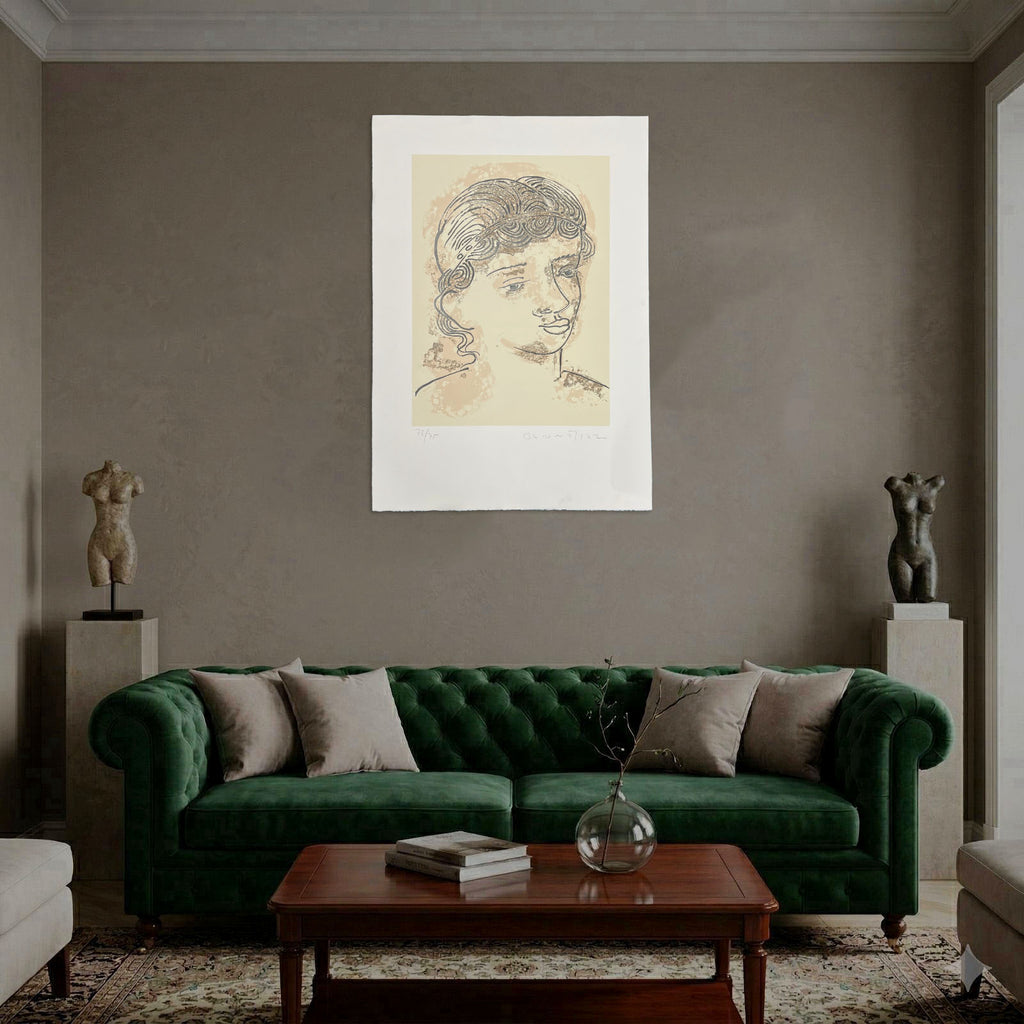Joan Bennàssar "Paula" 2001 Limited Signed Wall Art Print, 105L x 75W cm