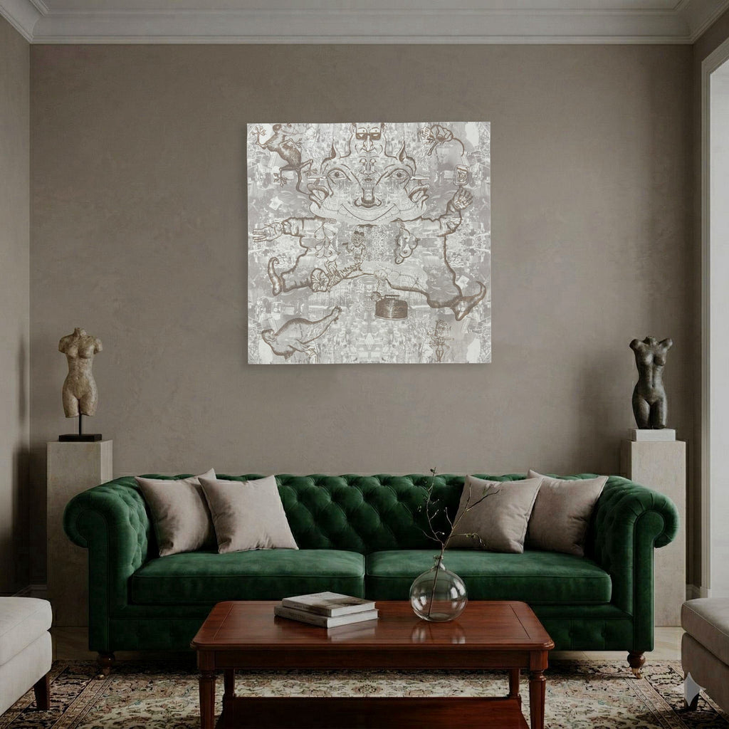 Francisco González Jiménez "Las Tentaciones IV" 2005 Limited Signed Wall Art