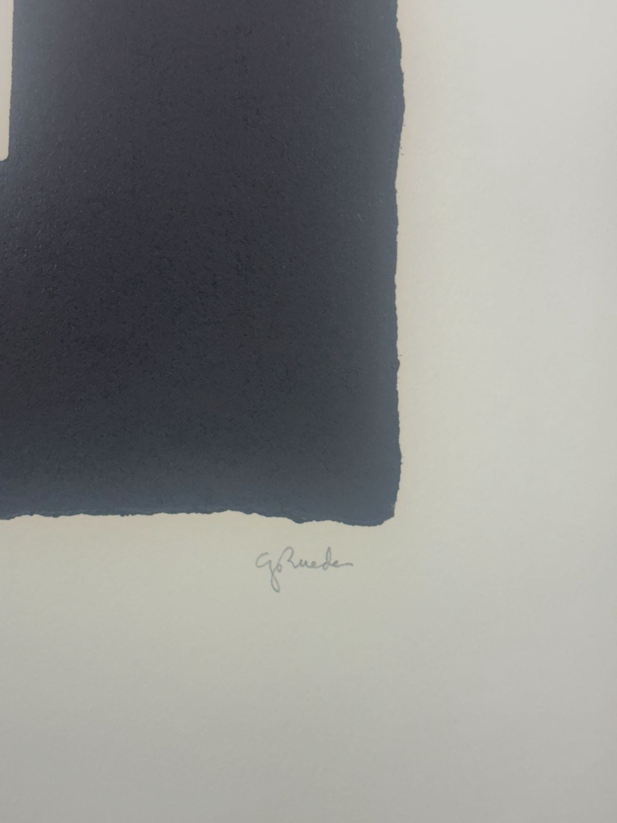 Gerardo Aparicio Yagüe "Geografia VI" /99 Limited Signed Fine Wall Art 76Lx56Wcm