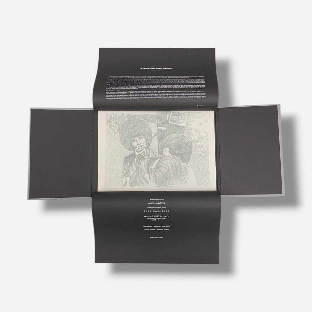 Elke Marhöfer "Angela Davis" Fine Wall Art 4-Piece Set | 11.5 x 16" in