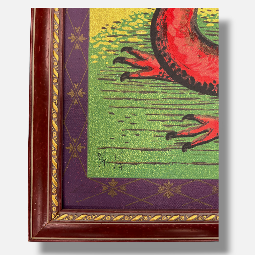 Lisette "La Mujer y El Dragon" P.T. 1997 Limited Signed Framed Fine Wall Art