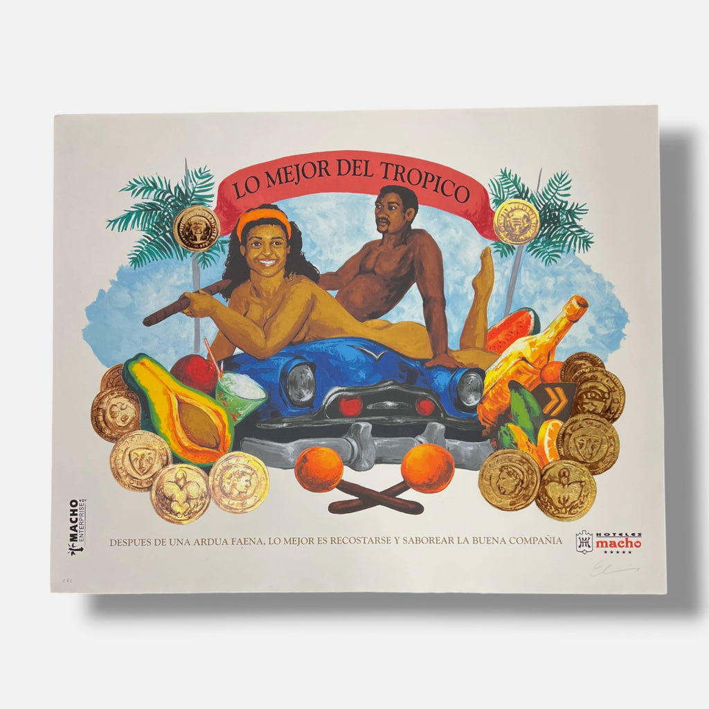 Elio Rodriguez "Lo Mejor Del Tropico" H.C. 2006, Limited Signed Wall Art Print