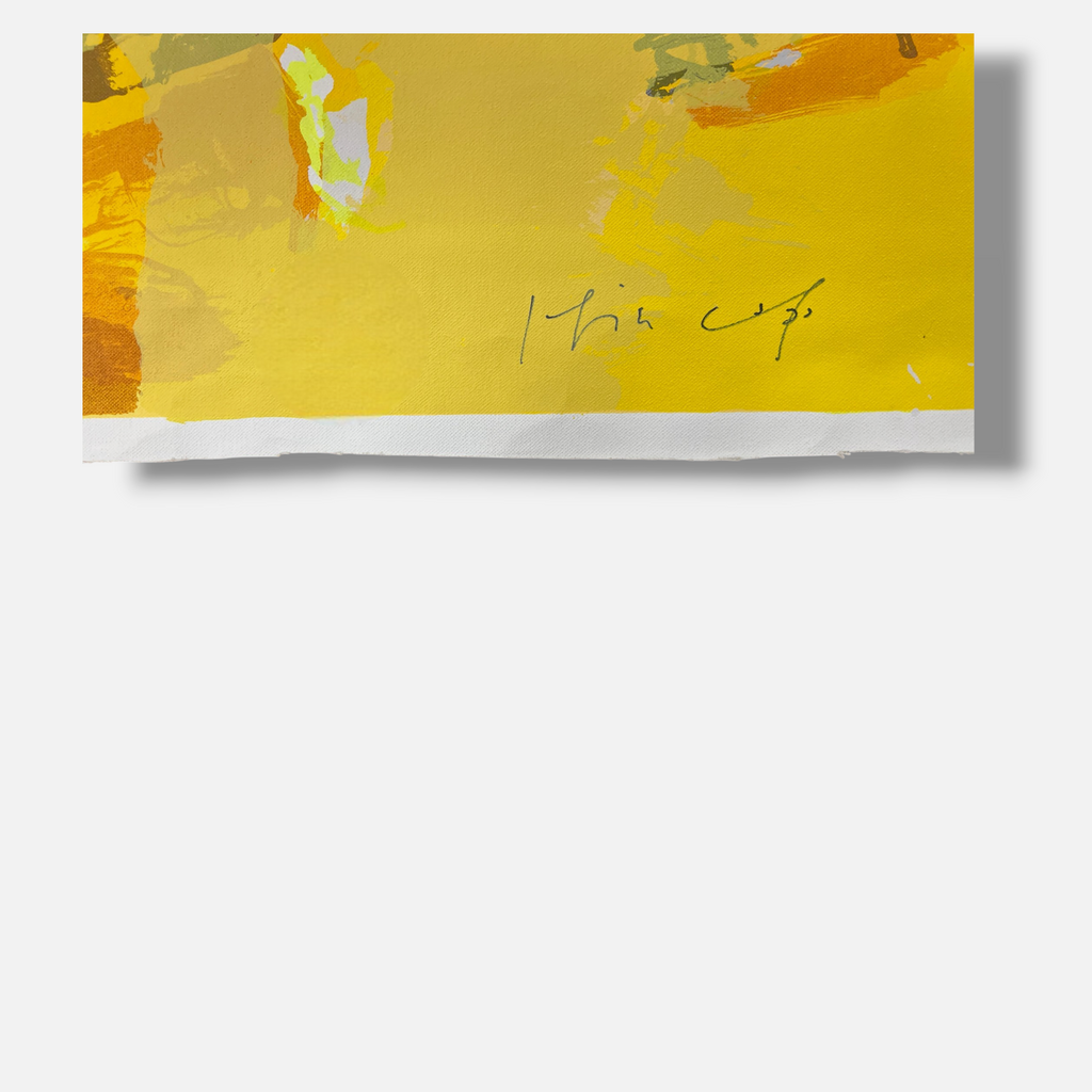 Joaquín Capa Eiriz "Nivel Amarillo" 2001 Limited Signed Fine Wall Art Print