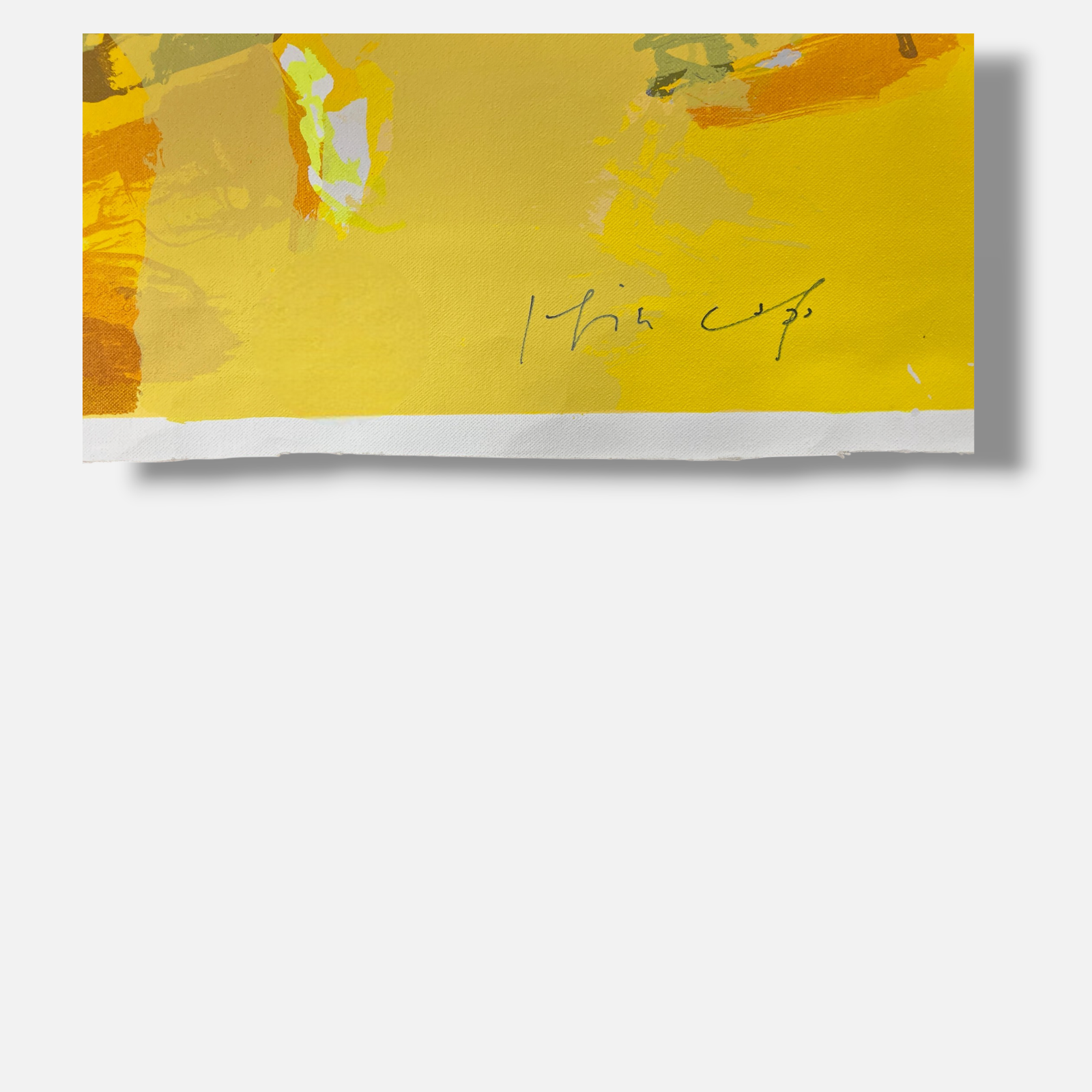 Joaquín Capa Eiriz "Nivel Amarillo" 2001 Limited Signed Fine Wall Art Print