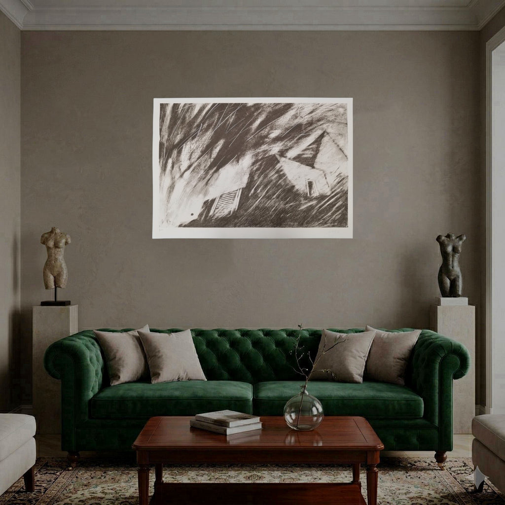 René de la Nuez Robaina "Piramides III" 2005 H.C. Limited Signed Wall Art