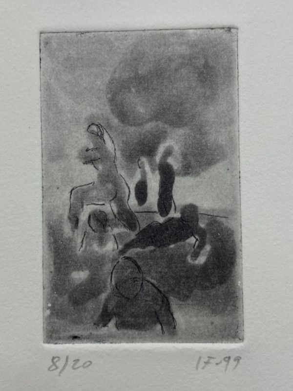Imelda Ferrer "Sin Titulo (Noche En La Alhana)" Small Fine Art Print, 22 x 22 cm