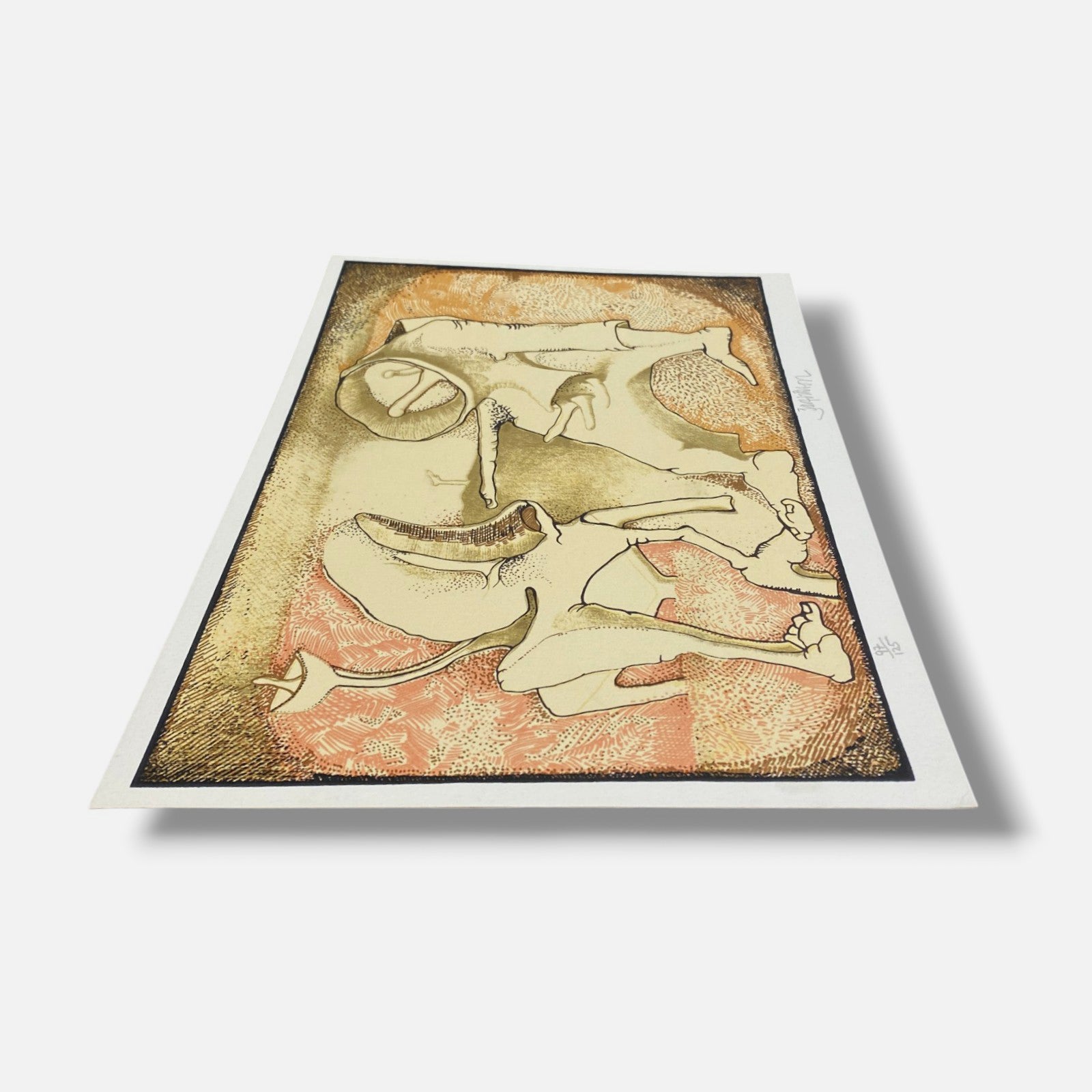 Julio Zachrisson Acebedo "Amarillo" Fine Art Print | 34 x 24 cm